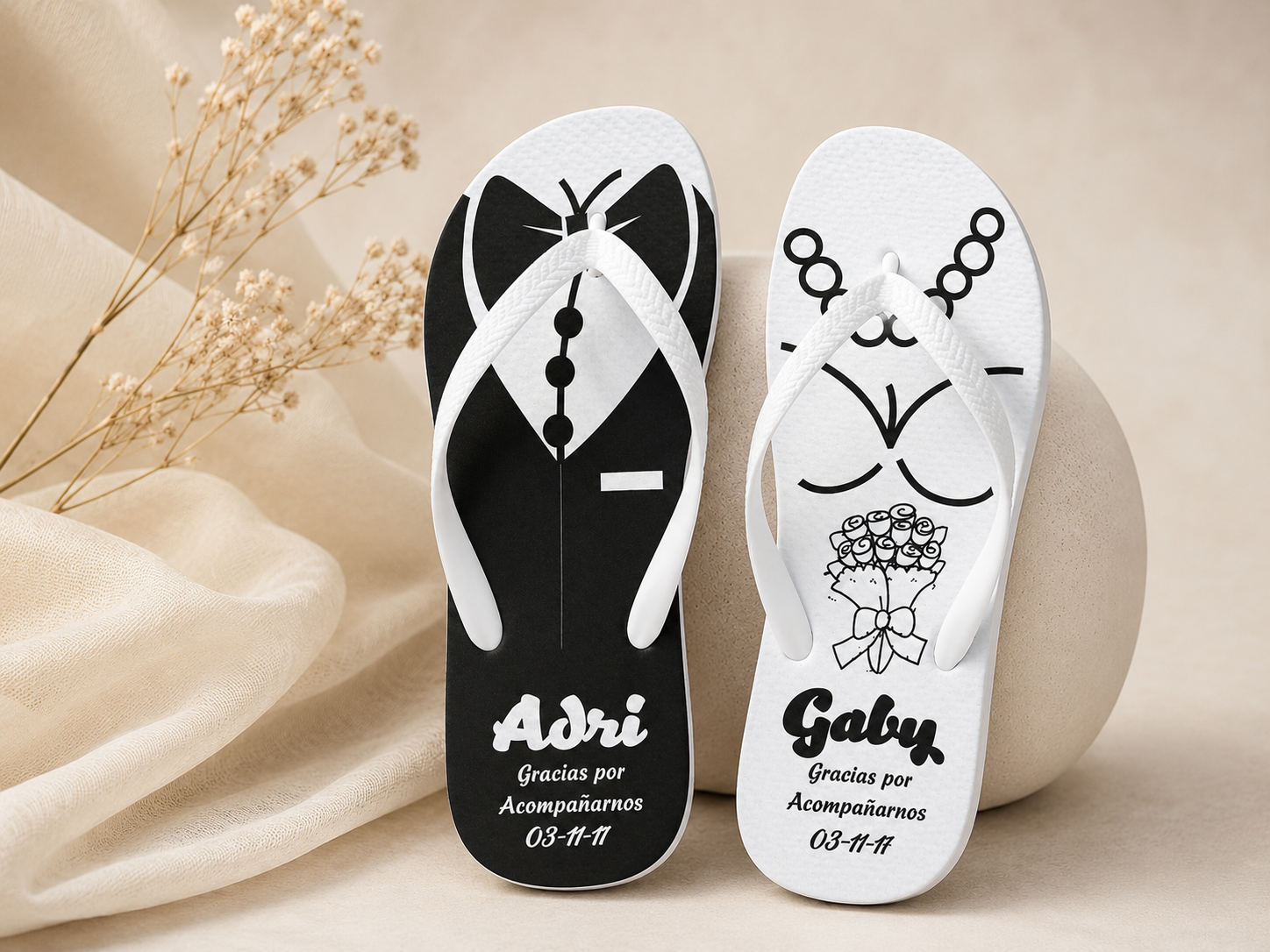 Ojotas de boda principales