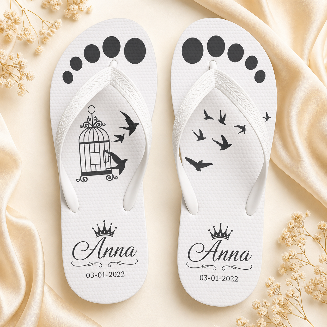 Ojotas cumpleaños personalizadas
